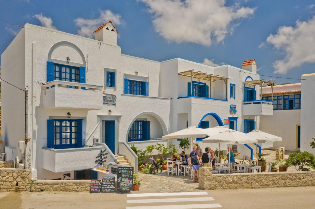 Aegean Sea Appartement Lefkos  Buitenkant foto